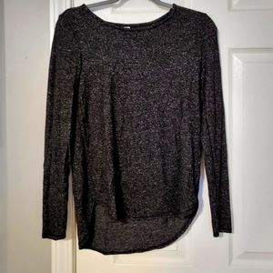 Black and white long sleeve